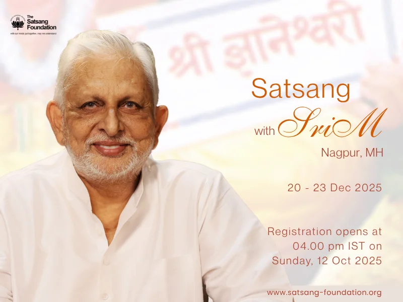 Residential Satsang with Sri M | Nagpur